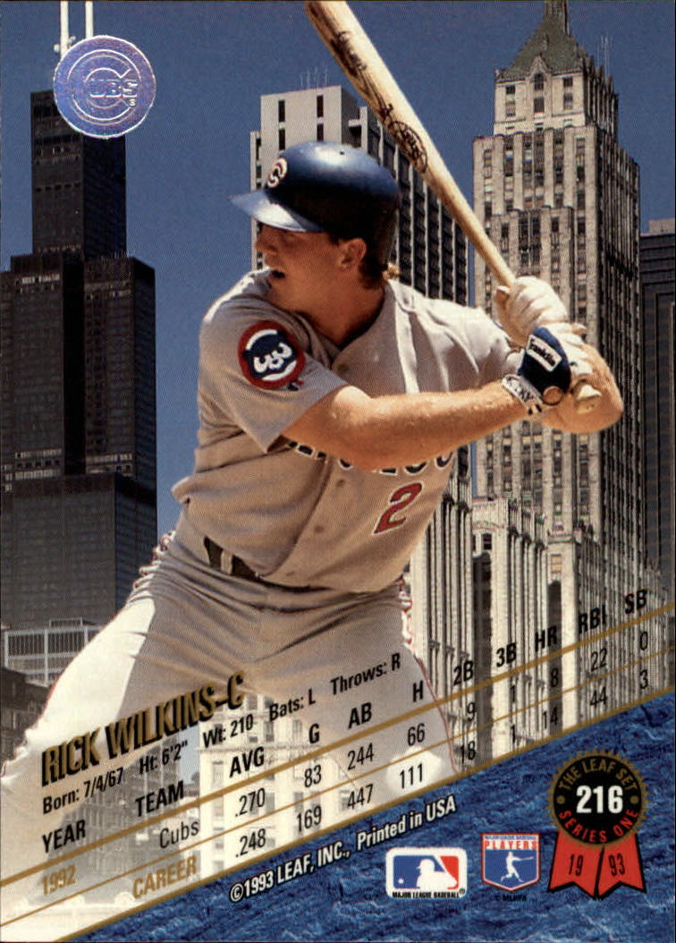 1993 Leaf Baseball Card Pick 1-249 - Picture 429 of 495