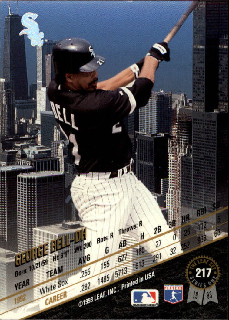 1993 Leaf Baseball Card Pick 1-249 - Picture 431 of 495