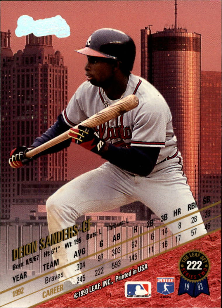 1993 Leaf Baseball Card Pick 1-249 - Picture 441 of 495