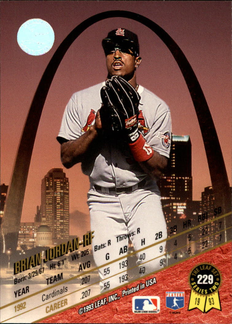 1993 Leaf Baseball Card Pick 1-249 - Picture 455 of 495