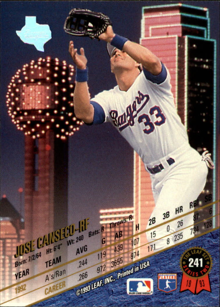 1993 Leaf Baseball Card Pick 1-249 - Picture 479 of 495