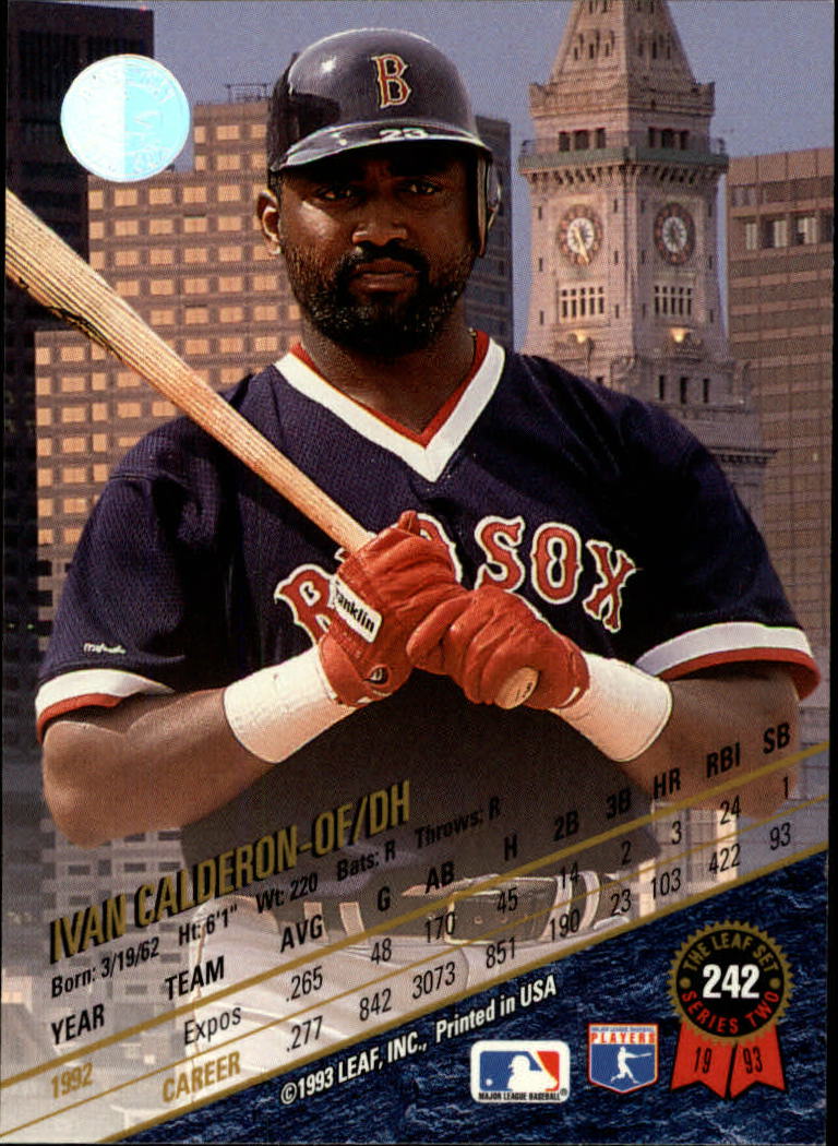 1993 Leaf Baseball Card Pick 1-249 - Picture 481 of 495