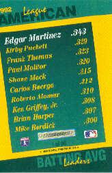 thumbnail 311  - A1080- 1993 Select Baseball Cards 251-405 +Inserts -You Pick- 10+ FREE US SHIP