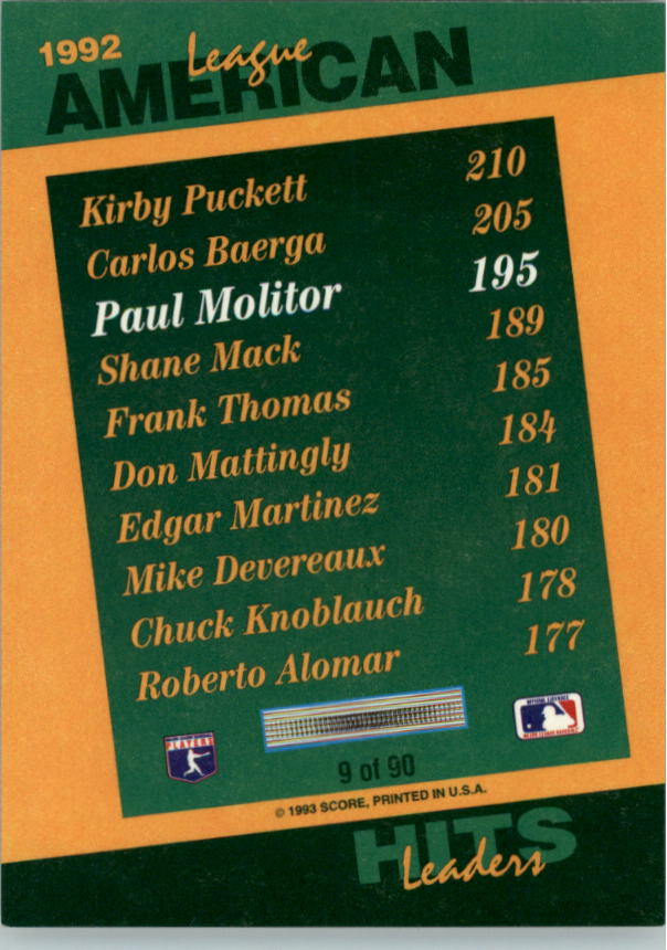 thumbnail 325  - A1080- 1993 Select Baseball Cards 251-405 +Inserts -You Pick- 10+ FREE US SHIP