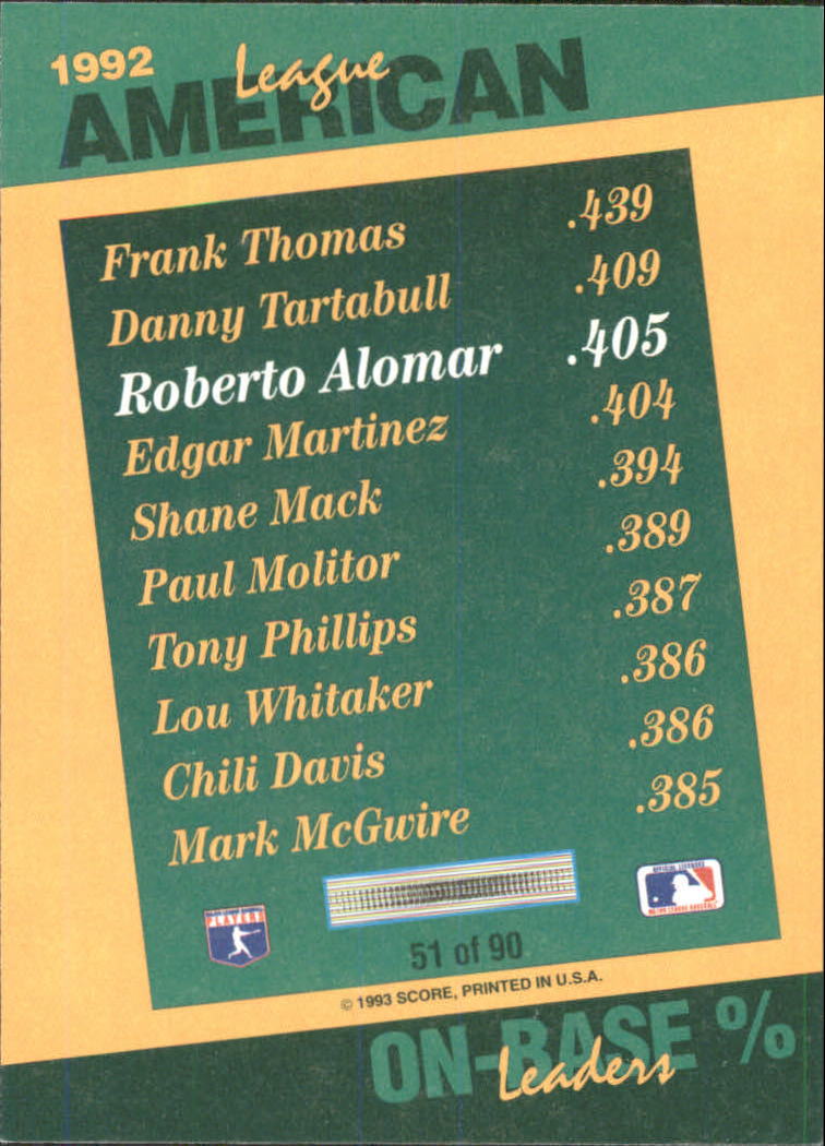 thumbnail 391  - A1080- 1993 Select Baseball Cards 251-405 +Inserts -You Pick- 10+ FREE US SHIP