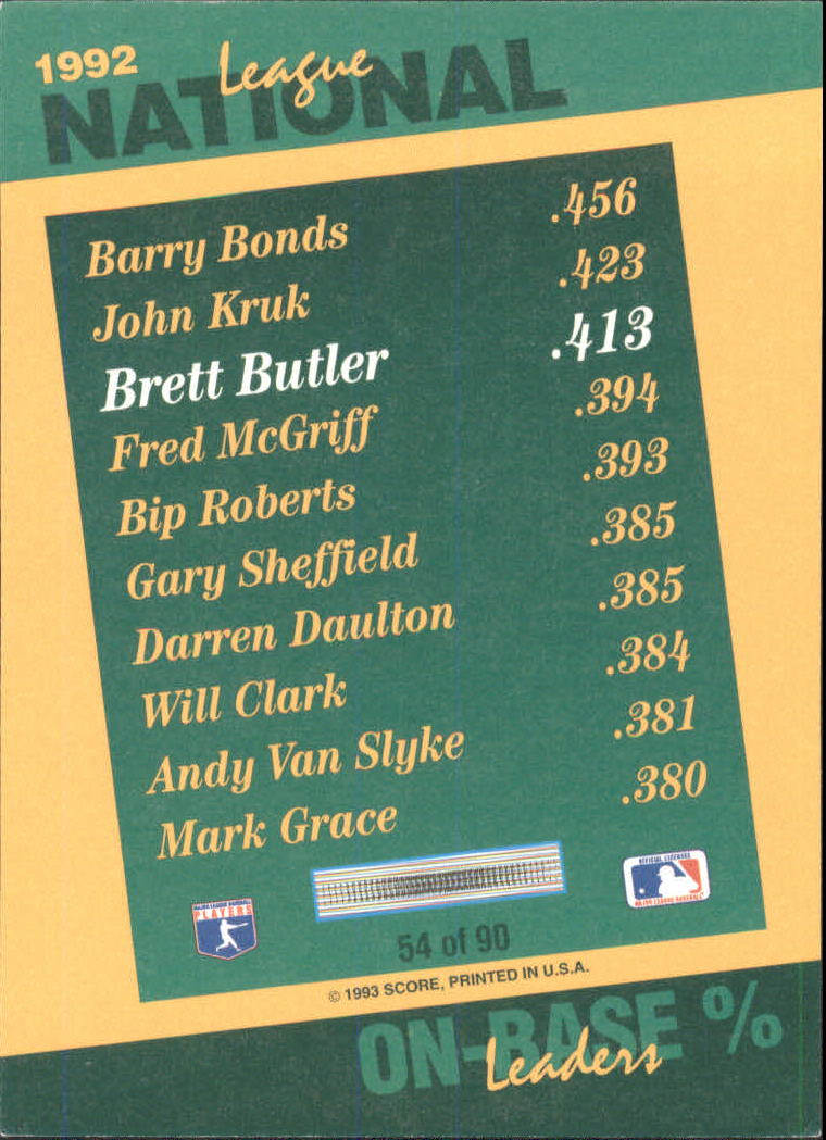 thumbnail 397  - A1080- 1993 Select Baseball Cards 251-405 +Inserts -You Pick- 10+ FREE US SHIP