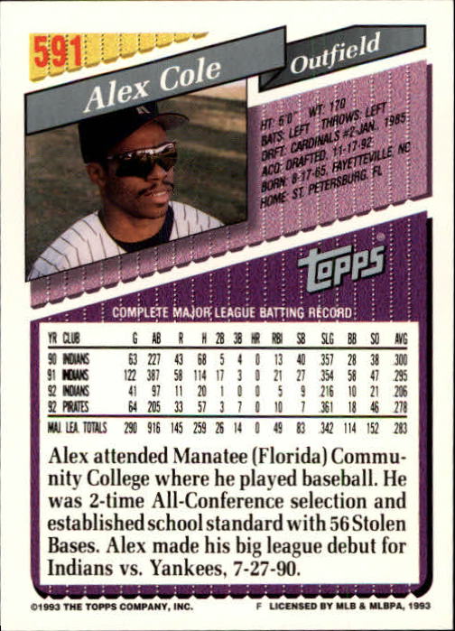 1993 Topps Gold Baseball Card Pick 590-822 - Picture 5 of 405