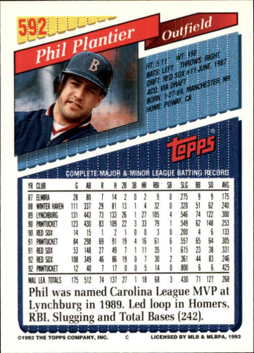 1993 Topps Gold Baseball Card Pick 590-822 - Picture 7 of 405