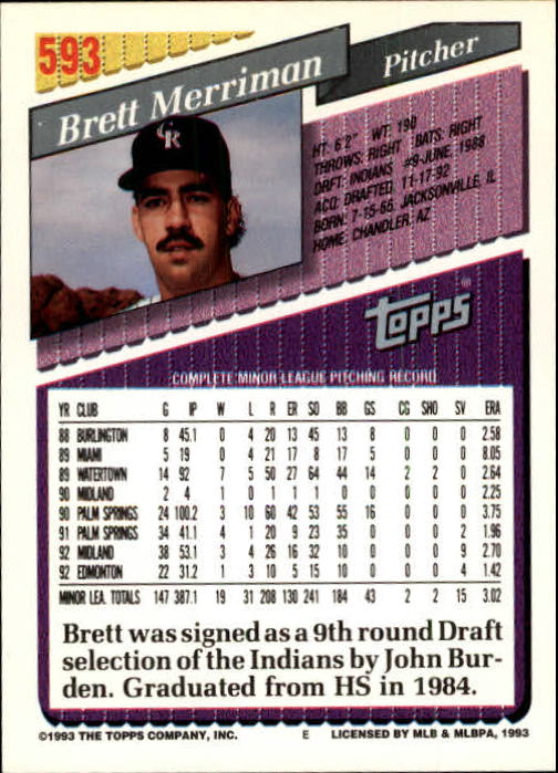1993 Topps Gold Baseball Card Pick 590-822 - Picture 9 of 405