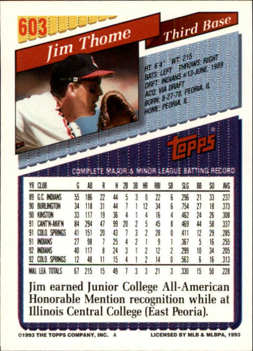1993 Topps Gold Baseball Card Pick 590-822 - Picture 29 of 405