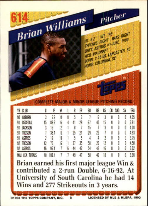 1993 Topps Gold Baseball Card Pick 590-822 - Picture 45 of 405