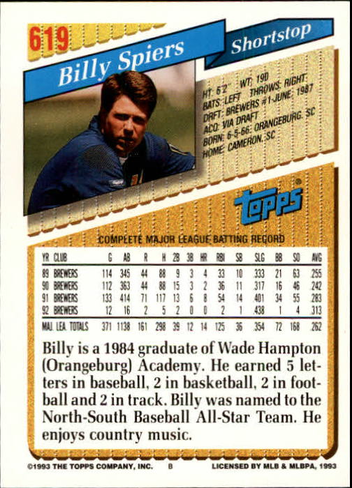 1993 Topps Gold Baseball Card Pick 590-822 - Picture 53 of 405