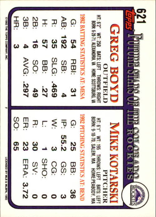 1993 Topps Gold Baseball Card Pick 590-822 - Picture 57 of 405