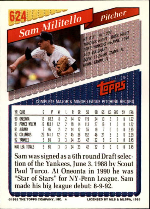 1993 Topps Gold Baseball Card Pick 590-822 - Picture 63 of 405