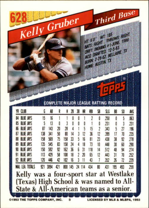 1993 Topps Gold Baseball Card Pick 590-822 - Picture 69 of 405