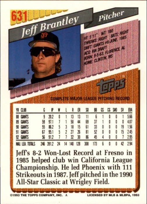 1993 Topps Gold Baseball Card Pick 590-822 - Picture 73 of 405