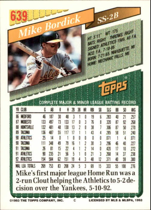 1993 Topps Gold Baseball Card Pick 590-822 - Picture 89 of 405