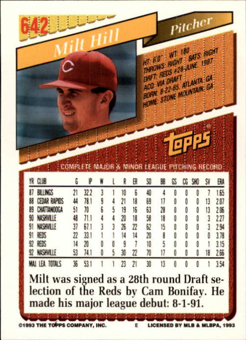 1993 Topps Gold Baseball Card Pick 590-822 - Picture 95 of 405