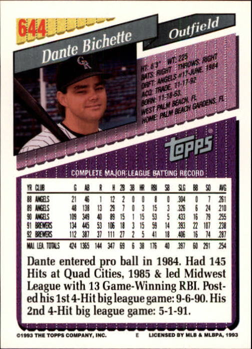 1993 Topps Gold Baseball Card Pick 590-822 - Picture 99 of 405