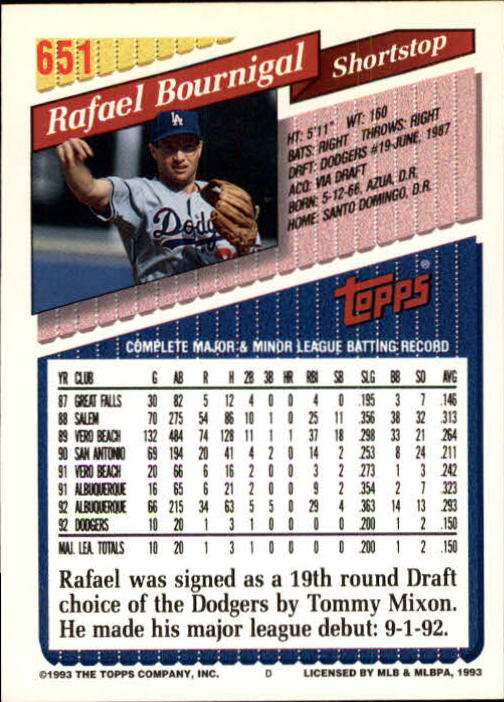 1993 Topps Gold Baseball Card Pick 590-822 - Picture 109 of 405