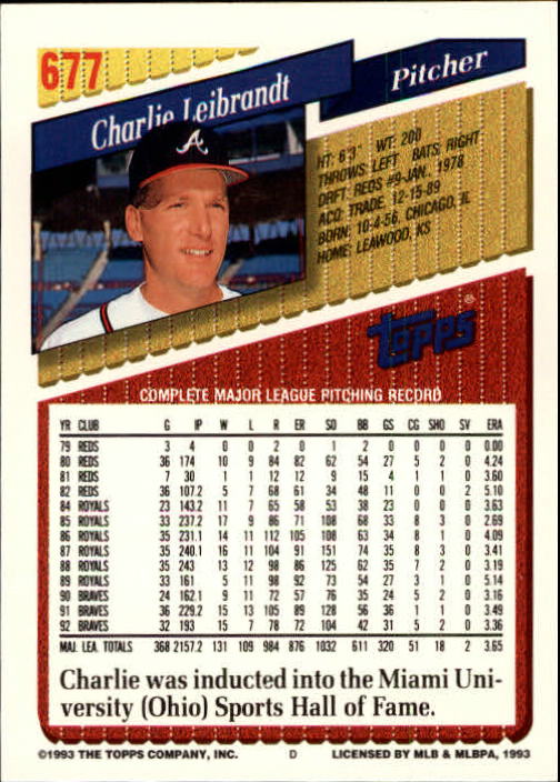 1993 Topps Gold Baseball Card Pick 590-822 - Picture 155 of 405