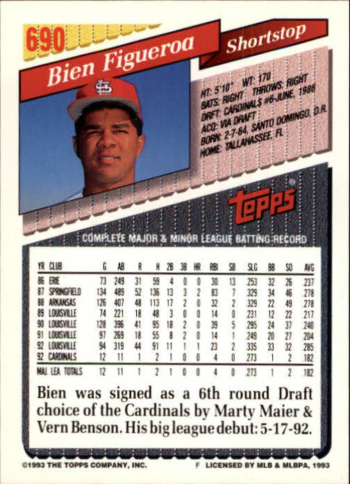 1993 Topps Gold Baseball Card Pick 590-822 - Picture 179 of 405