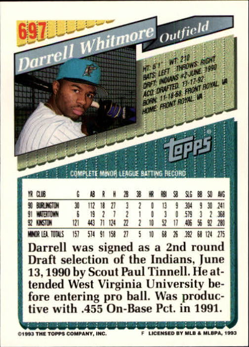 1993 Topps Gold Baseball Card Pick 590-822 - Picture 191 of 405