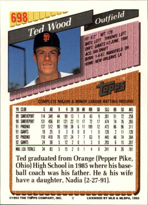 1993 Topps Gold Baseball Card Pick 590-822 - Picture 193 of 405