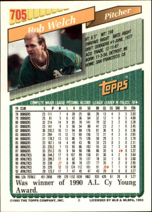 1993 Topps Gold Baseball Card Pick 590-822 - Picture 205 of 405