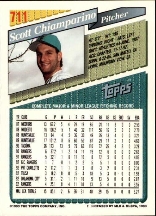 1993 Topps Gold Baseball Card Pick 590-822 - Picture 217 of 405