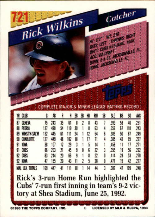 1993 Topps Gold Baseball Card Pick 590-822 - Picture 235 of 405