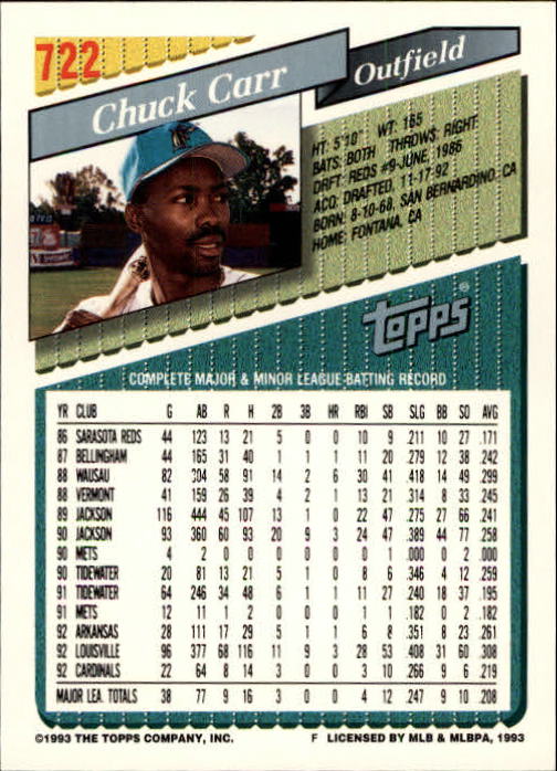 1993 Topps Gold Baseball Card Pick 590-822 - Picture 237 of 405