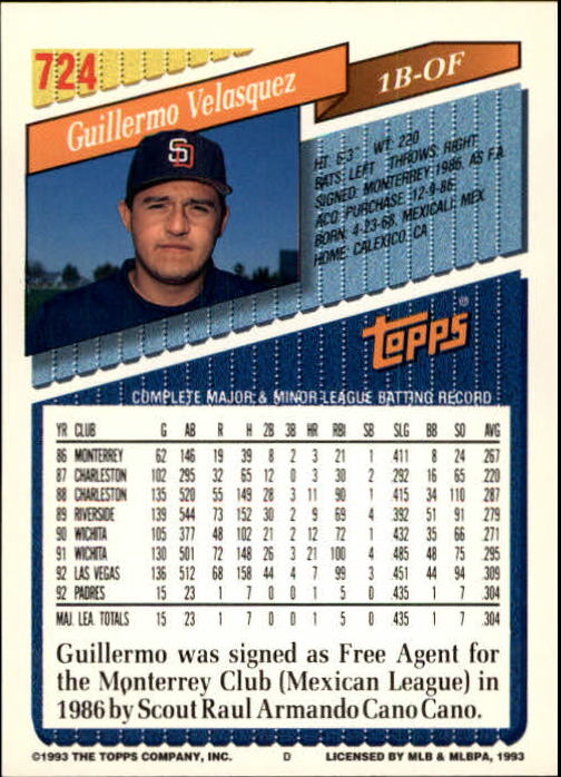 1993 Topps Gold Baseball Card Pick 590-822 - Picture 241 of 405