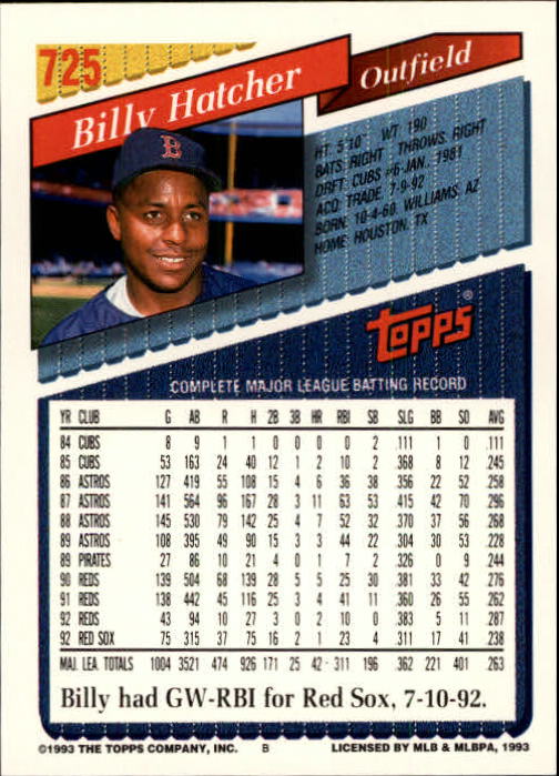 1993 Topps Gold Baseball Card Pick 590-822 - Picture 243 of 405