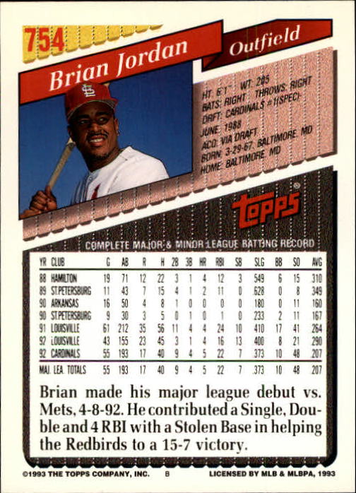 1993 Topps Gold Baseball Card Pick 590-822 - Picture 293 of 405