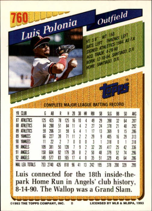 1993 Topps Gold Baseball Card Pick 590-822 - Picture 305 of 405