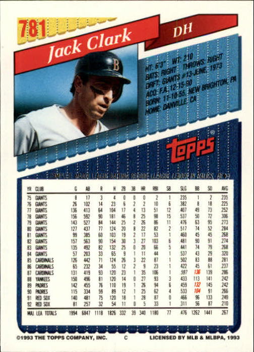 1993 Topps Gold Baseball Card Pick 590-822 - Picture 341 of 405