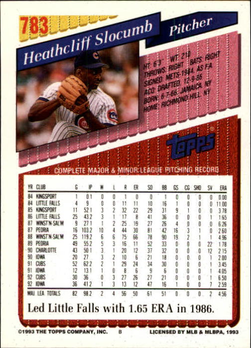 1993 Topps Gold Baseball Card Pick 590-822 - Picture 345 of 405