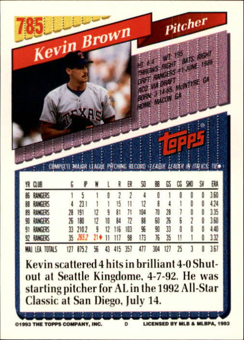 1993 Topps Gold Baseball Card Pick 590-822 - Picture 349 of 405