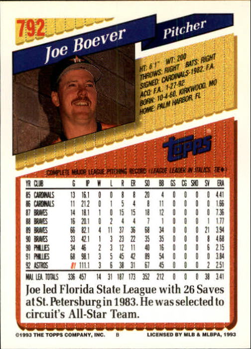 1993 Topps Gold Baseball Card Pick 590-822 - Picture 361 of 405