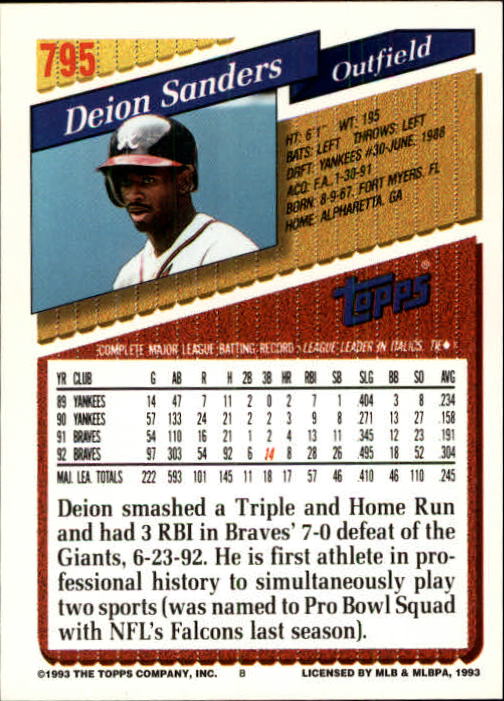 1993 Topps Gold Baseball Card Pick 590-822 - Picture 367 of 405