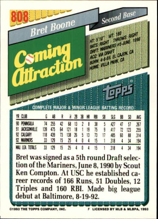 1993 Topps Gold Baseball Card Pick 590-822 - Picture 381 of 405