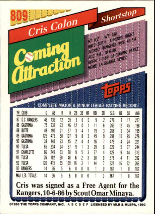 1993 Topps Gold Baseball Card Pick 590-822 - Picture 383 of 405