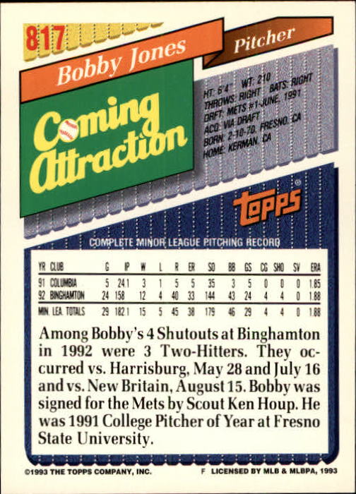 1993 Topps Gold Baseball Card Pick 590-822 - Picture 397 of 405