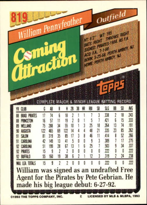 1993 Topps Gold Baseball Card Pick 590-822 - Picture 401 of 405