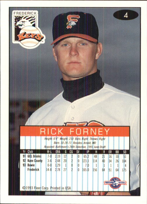 1993-94 Excel (Fleer) Minor League Baseball "Main Set" Cards #1 to #150 - Picture 9 of 298