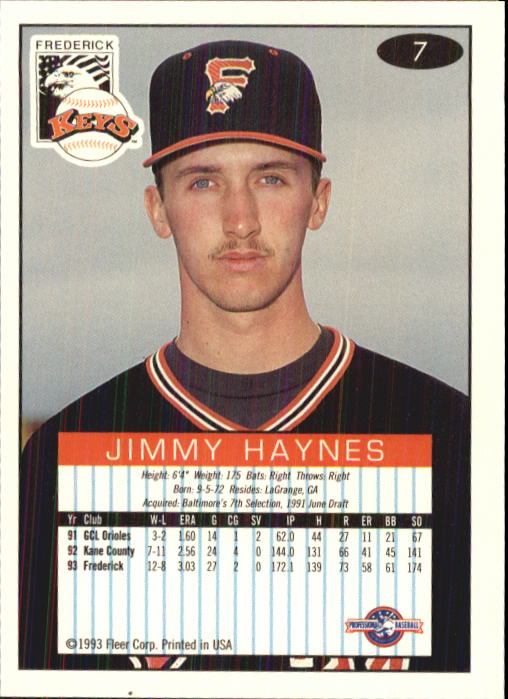 1993-94 Excel (Fleer) Minor League Baseball "Main Set" Cards #1 to #150 - Picture 15 of 298