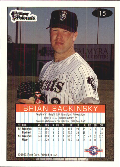 1993-94 Excel (Fleer) Minor League Baseball "Main Set" Cards #1 to #150 - Picture 31 of 298