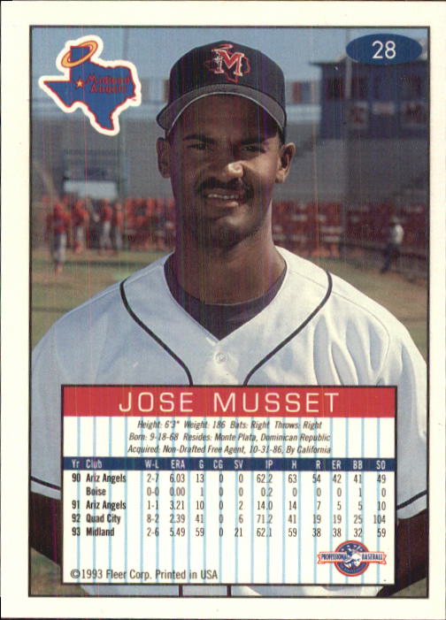 1993-94 Excel (Fleer) Minor League Baseball "Main Set" Cards #1 to #150 - Picture 57 of 298