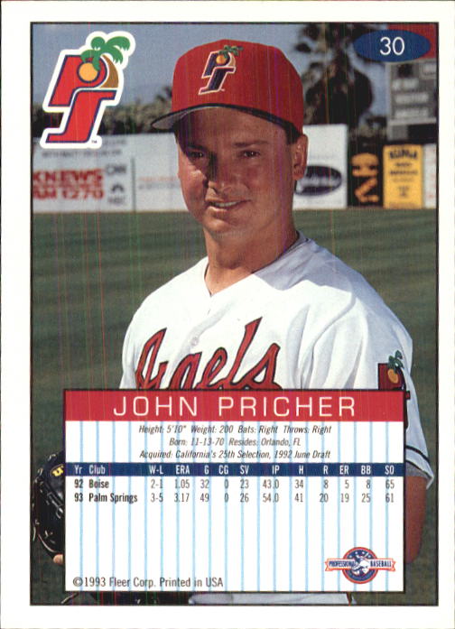 1993-94 Excel (Fleer) Minor League Baseball "Main Set" Cards #1 to #150 - Picture 61 of 298